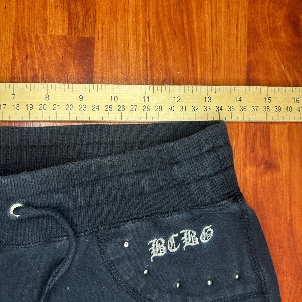 Y2K BCBG Black Pants with Silver Embellishments - Picture 7 of 9